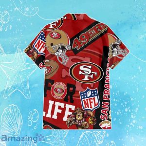 San Francisco 49ers NFL Combo Hawaiian Shirt & Short Trending Gift For Fans Product Photo 3