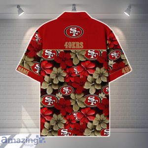 San Francisco 49ers NFL Flower Hawaiian Shirt Custom Name Gift Ideas For Men Women Product Photo 3