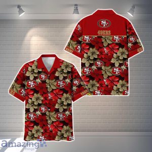 San Francisco 49ers NFL Flower Hawaiian Shirt Custom Name Gift Ideas For Men Women Product Photo 1