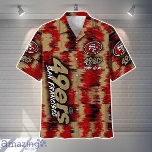San Francisco 49ers NFL Hawaiian Shirt Vintage Custom Name For Fans Product Photo 2