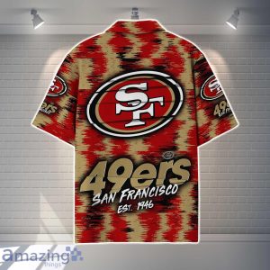 San Francisco 49ers NFL Hawaiian Shirt Vintage Custom Name For Fans Product Photo 3