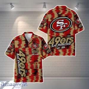 San Francisco 49ers NFL Hawaiian Shirt Vintage Custom Name For Fans Product Photo 1