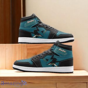 San Jose Sharks Air Jordan Hightop Shoes Special Gift For Fans Product Photo 1