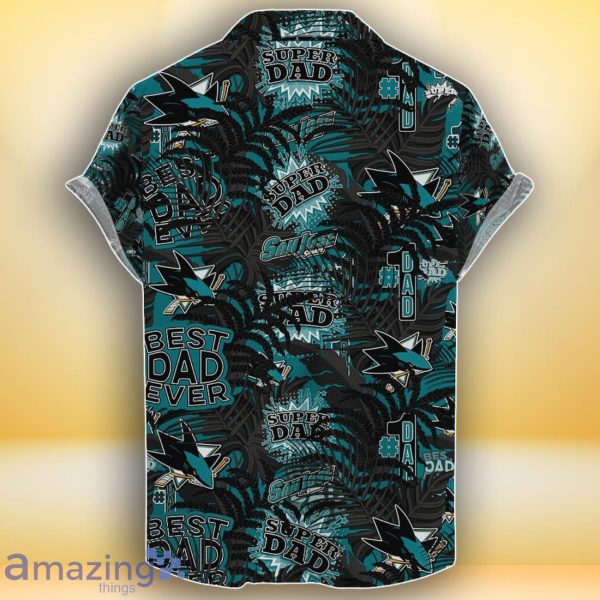 San Jose Sharks NFL Hawaiian Shirt Special Gift For Father's Days Product Photo 2