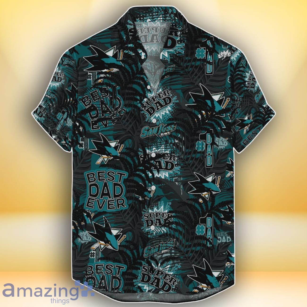San Jose Sharks NFL Hawaiian Shirt Special Gift For Father's Days Product Photo 1