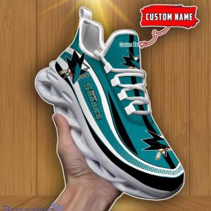 San Jose Sharks NHL Personalized Max Soul Shoes Cherish Every Step Product Photo 3