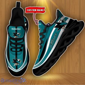 San Jose Sharks NHL Personalized Max Soul Shoes Cherish Every Step Product Photo 4