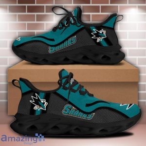 San Jose Sharks NHL Sneakers Max Soul Shoes For Fans Product Photo 2