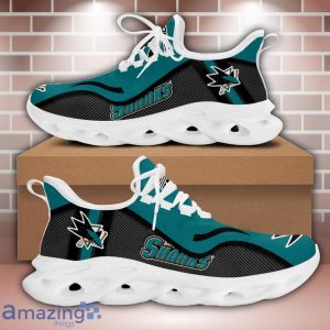 San Jose Sharks NHL Sneakers Max Soul Shoes For Fans Product Photo 1