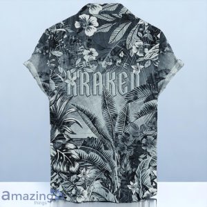 Seattle Kraken NHL Hawaiian Shirt Tropical Skull Design For Men Women image Seattle Kraken NHL Hawaiian Shirt Tropical Skull Design For Men Women Product Photo 2