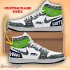 Seattle Seahawks Custom Name Air Jordan High Top Trendy Style For Fans