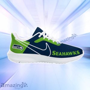 Seattle Seahawks NFL Air Mesh Running Shoes Custom Name New Design Product Photo 3