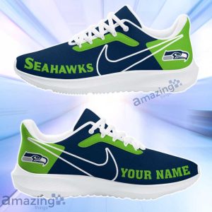 Seattle Seahawks NFL Air Mesh Running Shoes Custom Name New Design Product Photo 1