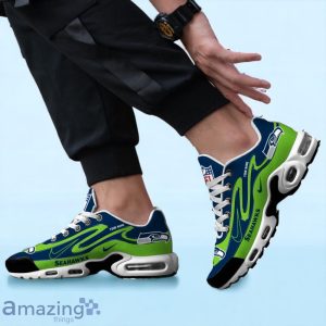 Seattle Seahawks TN Sport Shoes Best Gift For NFL Fans Double Swoosh Custom Name Product Photo 3