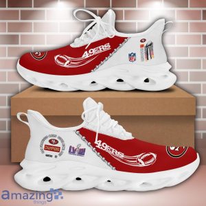 SF 49Ers Superbowl Champions Sport Sneakers Max Soul Shoes Gifts For Fans Product Photo 1