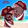 South Carolina Gamecocks Custom Name Floral Hawaiian Shirt Summer Beach Shirt For Fans