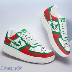 South Sydney Rabbitohs NRL Air Force Shoes Sneaker Gift For Fans Custom Name Product Photo 2