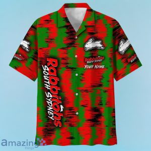 South Sydney Rabbitohs NRL Hawaiian Shirt Special Design Custom Name Product Photo 2