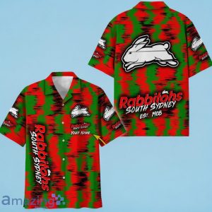 South Sydney Rabbitohs NRL Hawaiian Shirt Special Design Custom Name Product Photo 1