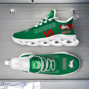 South Sydney Rabbitohs NRL Max Soul Shoes Custom Name Gift For Fans Product Photo 2