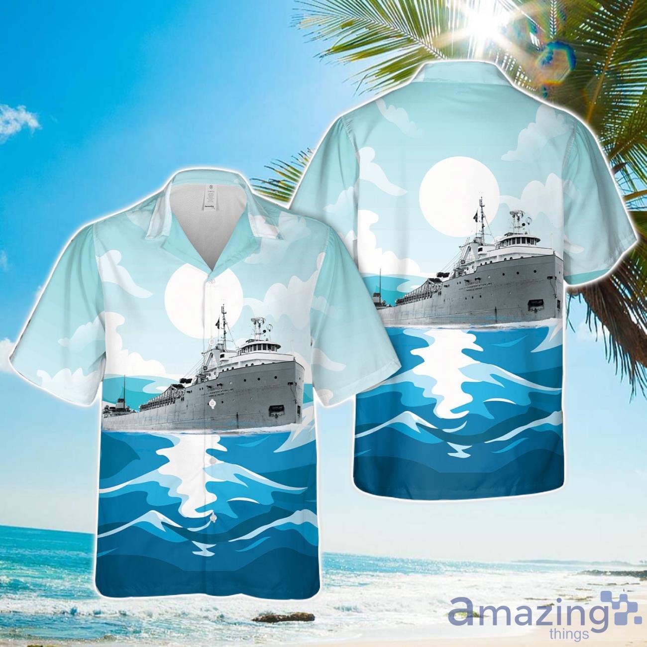 SS Cedarville Hawaiian Shirt Beach Shirt For Men Women image SS Cedarville Hawaiian Shirt Beach Shirt For Men Women Product Photo 1