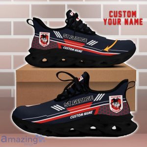 St. George Illawarra Dragons Custom Name Max Soul Shoes Personalized Sneakers Gift For Men Women Product Photo 1