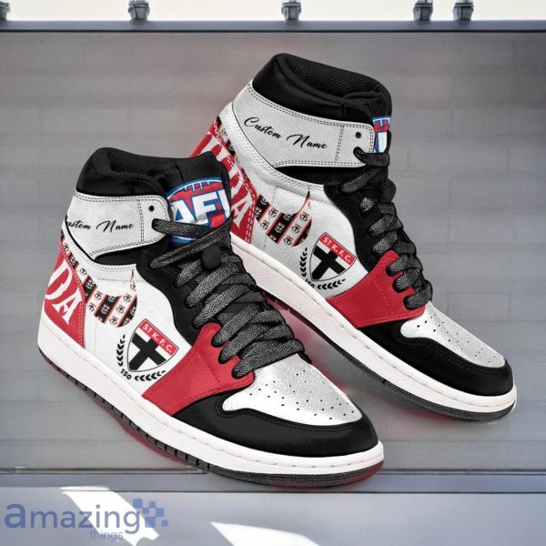 St. Kilda Saints AFL Air Jordan Hightop Shoes Custom Name Gift For Fans Product Photo 3