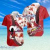 St Logo Snoopy Pattern Tropical Button Down Hawaiian Shirt