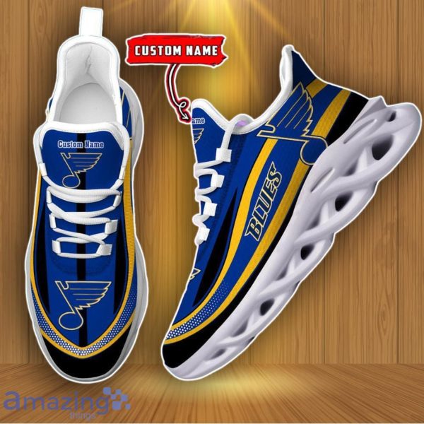 St Louis Blues NHL Personalized Max Soul Shoes Cherish Every Step Product Photo 2
