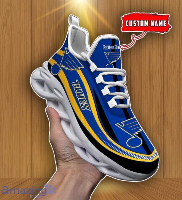 St Louis Blues NHL Personalized Max Soul Shoes Cherish Every Step Product Photo 3