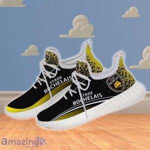 Stade Rochelais Rugby Black And Yellow Reze Shoes Sneaker Special Gift Product Photo 1