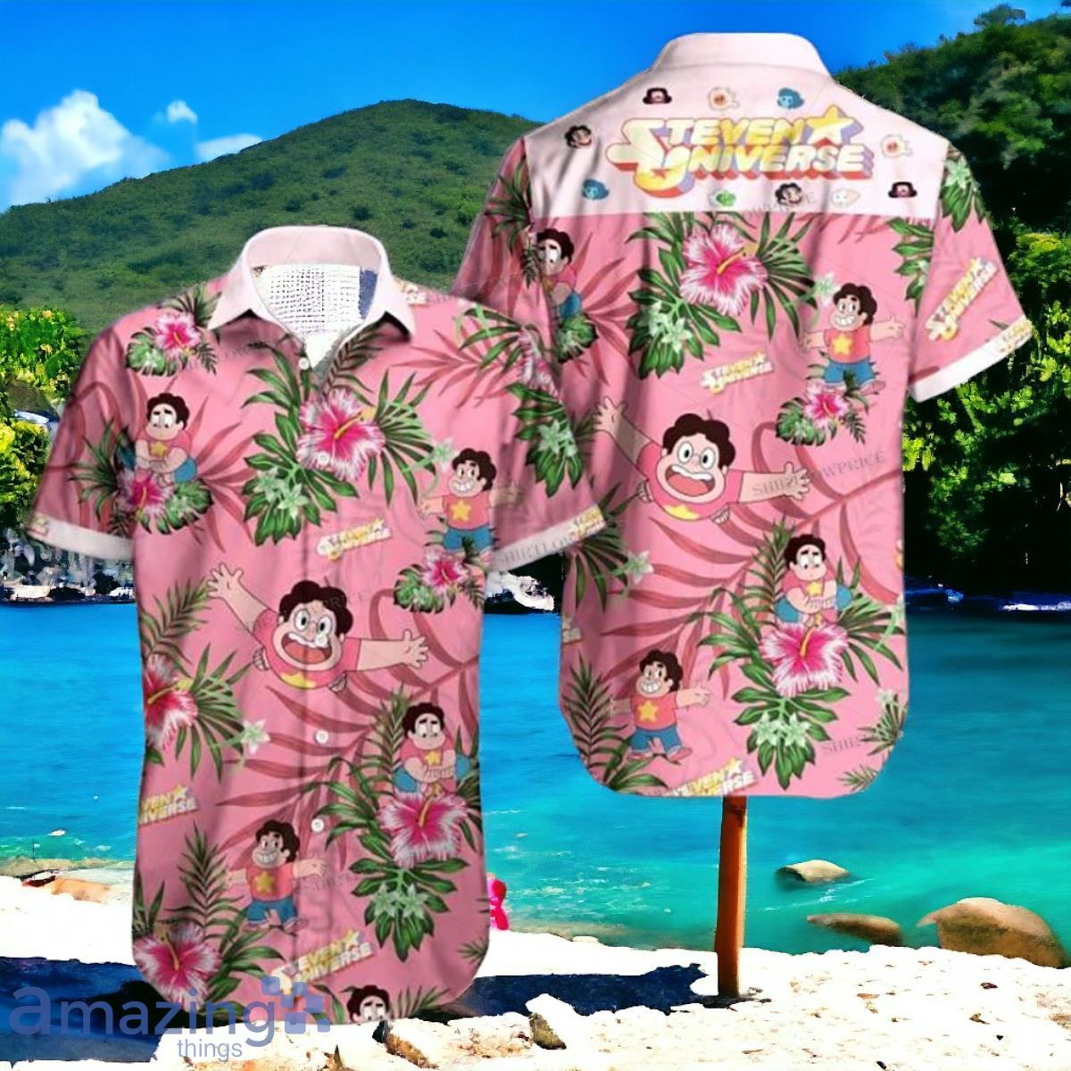 Steven Universe Hawaiian Shirt Best Gift For Men And Women image Steven Universe Hawaiian Shirt Best Gift For Men And Women Product Photo 1