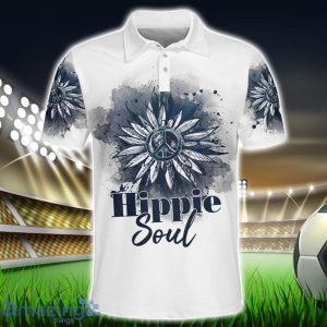 Sunlit Blooms Polo Shirt Hippie Designs Polo Shirt Gift For Golf Lover Product Photo 1