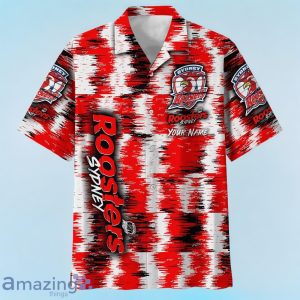 Sydney Roosters NRL Hawaiian Shirt Special Design Custom Name Product Photo 2