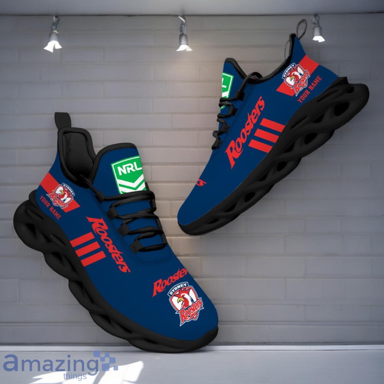 Sydney Roosters NRL Max Soul Shoes Custom Name Gift For Fans image Sydney Roosters NRL Max Soul Shoes Custom Name Gift For Fans Product Photo 3