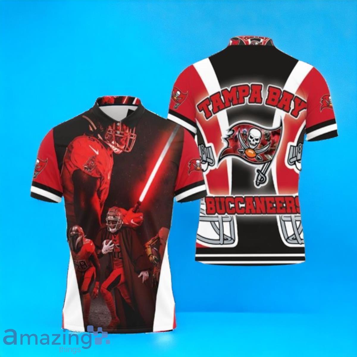 Tampa Bay Buccaneers NFL Champions Jedi Lightsaber Polo Shirts Best Gift image Tampa Bay Buccaneers NFL Champions Jedi Lightsaber Polo Shirts Best Gift Product Photo 1
