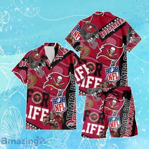 Tampa Bay Buccaneers NFL Combo Hawaiian Shirt & Short Trending Gift For Fans Product Photo 1