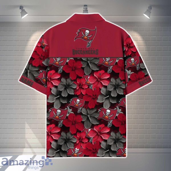 Tampa Bay Buccaneers NFL Flower Hawaiian Shirt Custom Name Gift Ideas For Men Women Product Photo 3