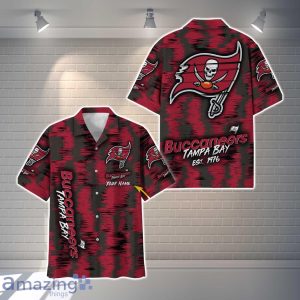 Tampa Bay Buccaneers NFL Hawaiian Shirt Vintage Custom Name For Fans Product Photo 1