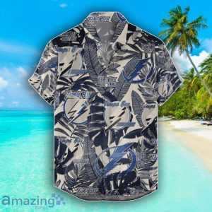 Tampa Bay Lightning Set Hawaiian Shirt And Shorts Combo Retro Style For Fans Product Photo 2