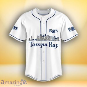 Tampa Bay Rays MLB Custom Number & Name Baseball Jersey For Fans Product Photo 2