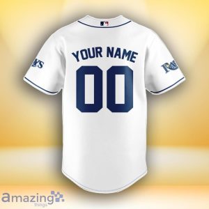Tampa Bay Rays MLB Custom Number & Name Baseball Jersey For Fans Product Photo 3