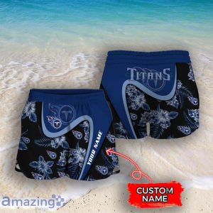 Tennessee Titans NFL Floral Hawaiian Shirt And Shorts Custom Name Casual Comfort Combo For Fans Product Photo 4
