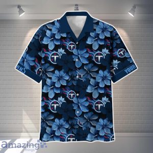 Tennessee Titans NFL Flower Hawaiian Shirt Custom Name Gift Ideas For Men Women Product Photo 2