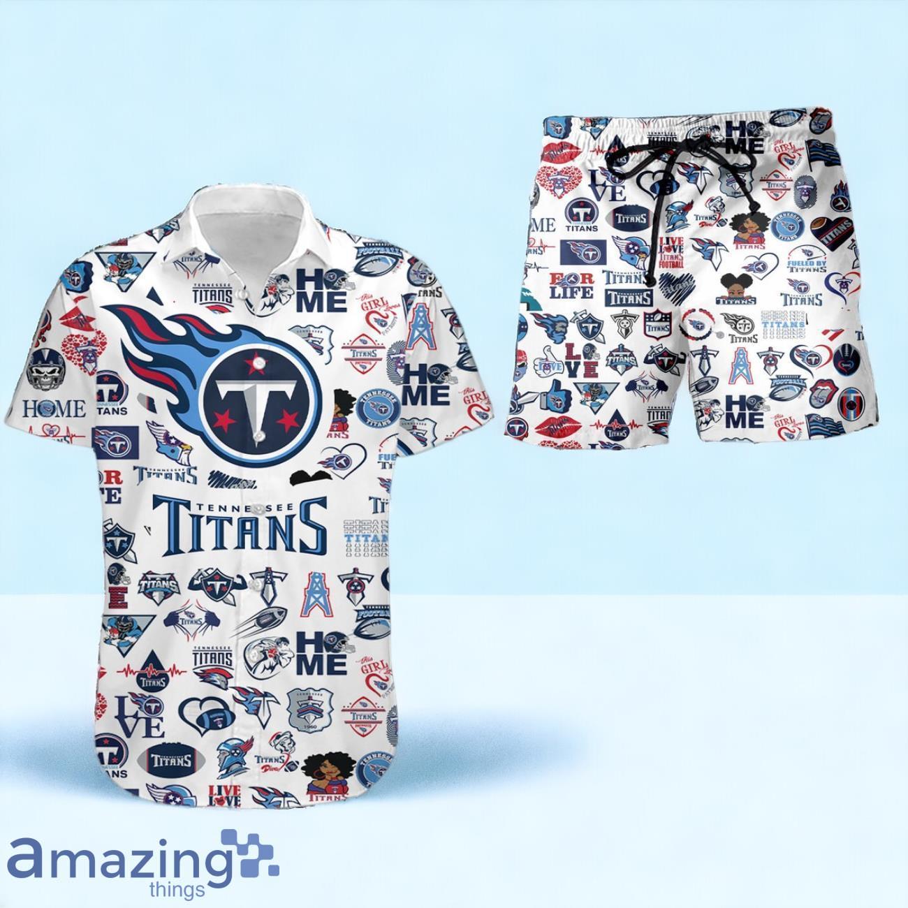 Tennessee Titans NFL Hawaiian Shirt And Short Trending 2024 For Men Women image Tennessee Titans NFL Hawaiian Shirt And Short Trending 2024 For Men Women Product Photo 1