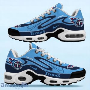 Tennessee Titans TN Sport Shoes Best Gift For NFL Fans Double Swoosh Custom Name Product Photo 2