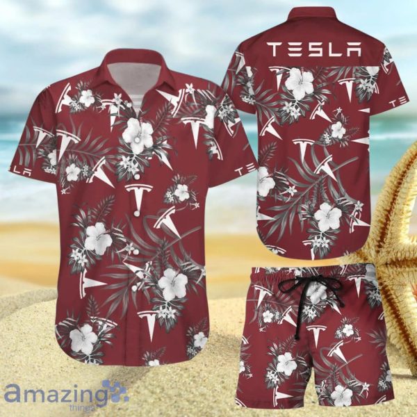 Tesla Hawaii Shirt Product Photo 1