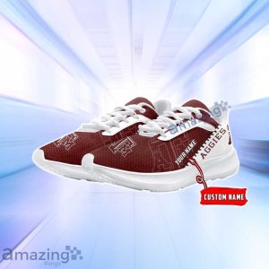 Texas A&M Aggies NCCA Air Mesh Running Shoes Custom Name New Design Product Photo 1