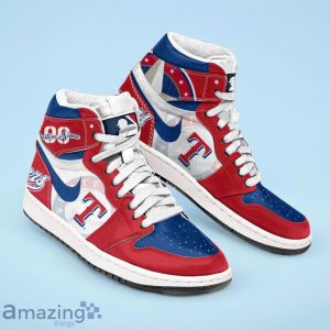 Texas Rangers MLB Air Jordan Hightop Custom Number & Name Trending Shoes Product Photo 2