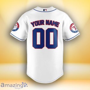Texas Rangers MLB Custom Number & Name Baseball Jersey For Fans Product Photo 3